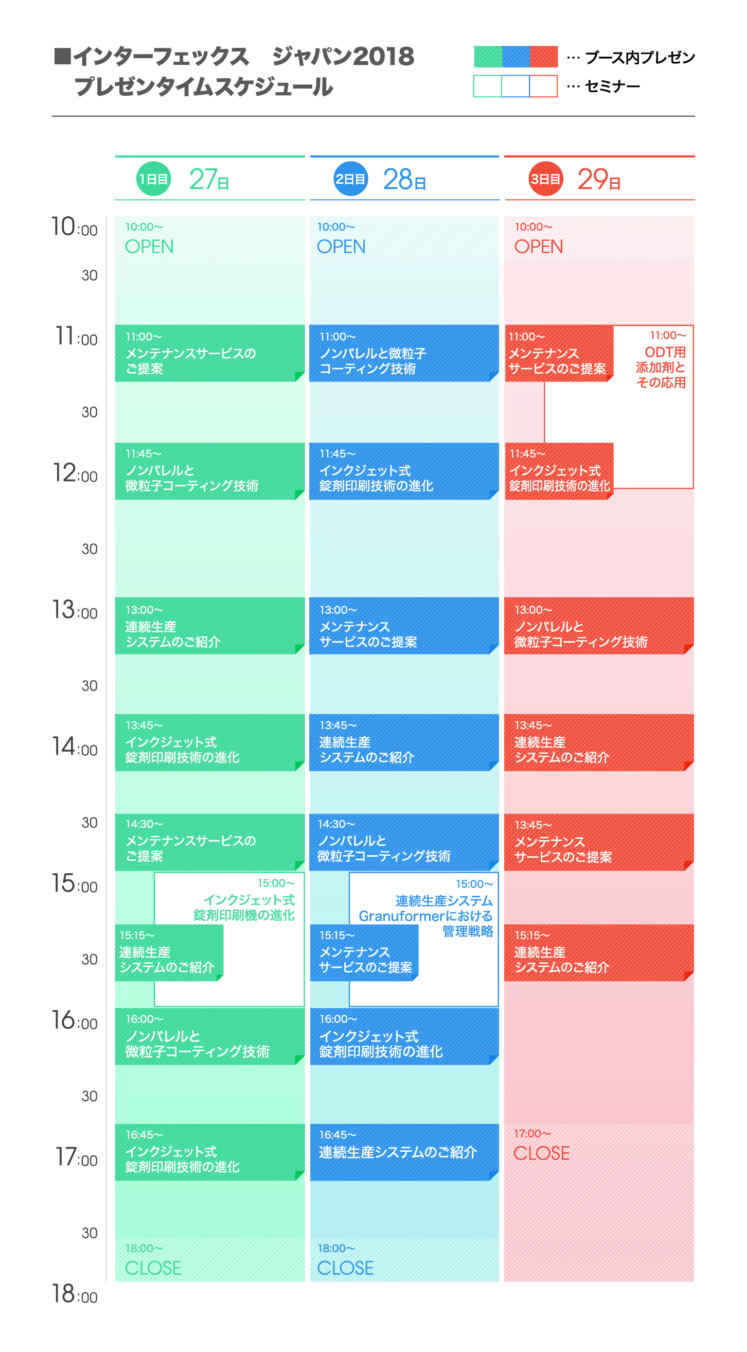 セミナースケジュール