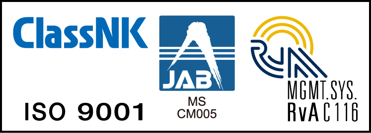 ClassNK ISO 9001, AB MS CM005, MGMT.SYS RvA C116